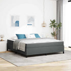 Boxspringbed 180x200 cm donkergrijs