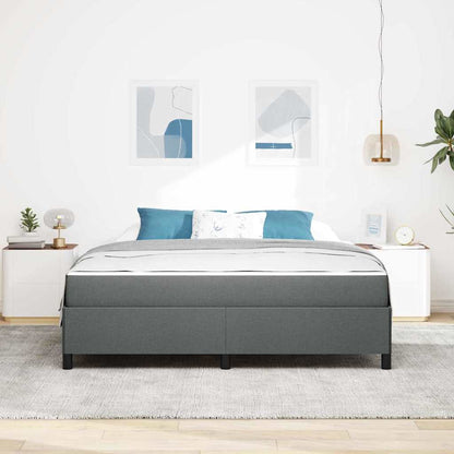 Boxspring bed Donkergrijs, Zwart 180 x 200 cm