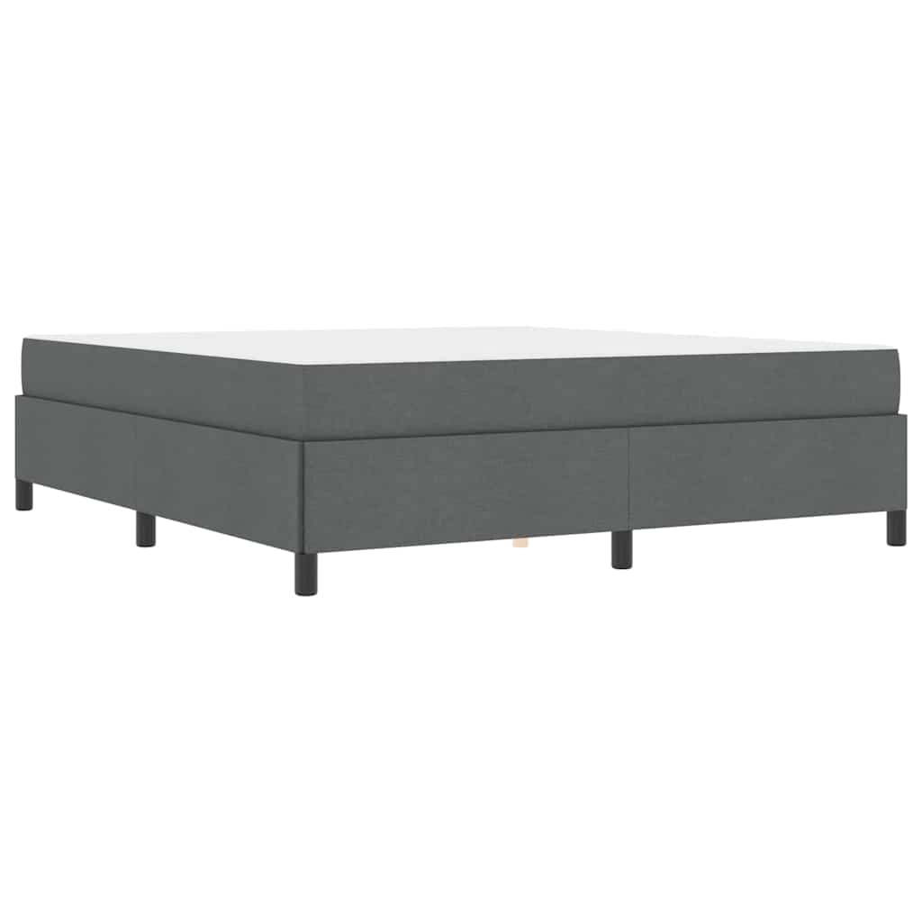 Boxspring bed Donkergrijs, Zwart 180 x 200 cm