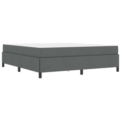 Boxspring bed Donkergrijs, Zwart 180 x 200 cm