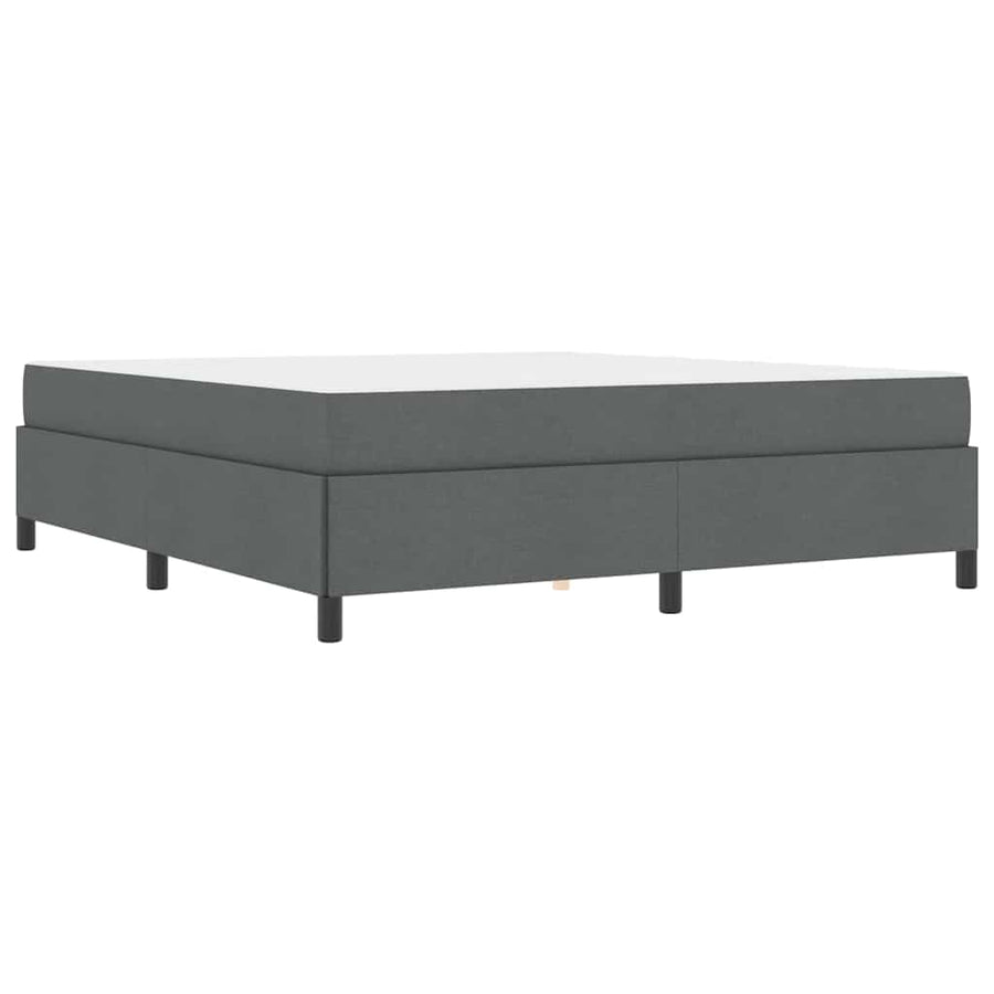 Boxspring bed Donkergrijs, Zwart 180 x 200 cm