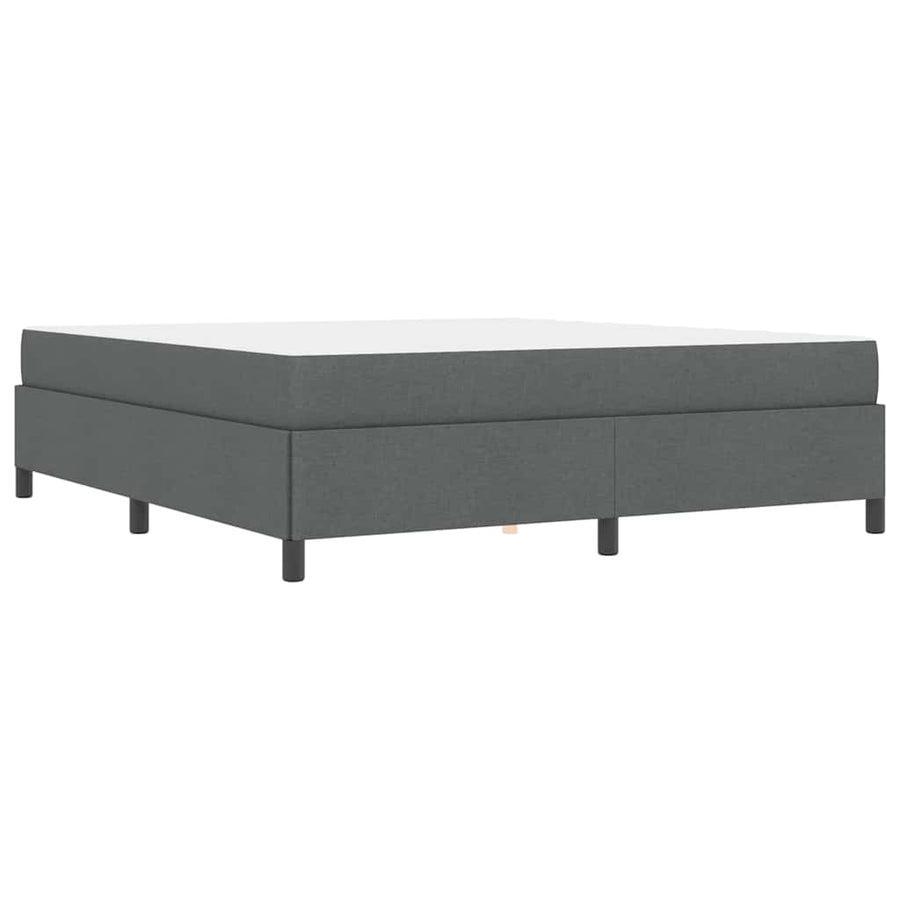Boxspring bed Donkergrijs, Zwart 180 x 200 cm