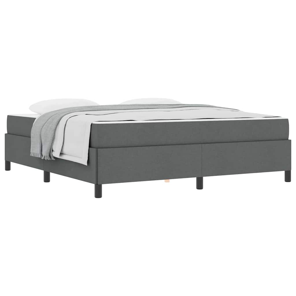 Boxspring bed Donkergrijs, Zwart 180 x 200 cm