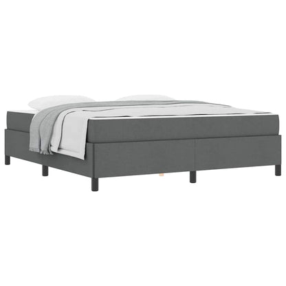 Boxspring bed Donkergrijs, Zwart 180 x 200 cm