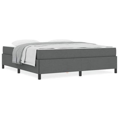 Boxspring bed Donkergrijs, Zwart 180 x 200 cm