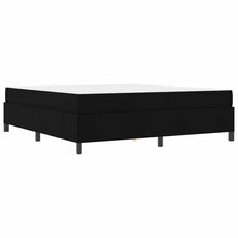 Boxspring bed Zwart, Zwart 180 x 200 cm Stof, Engineered Hout