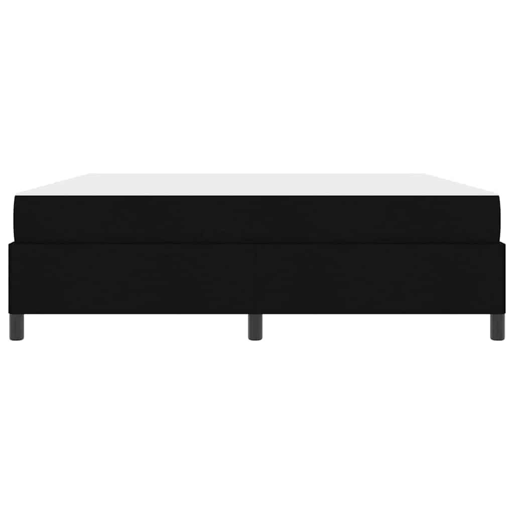 Boxspring bed Zwart, Zwart 180 x 200 cm Stof, Engineered Hout
