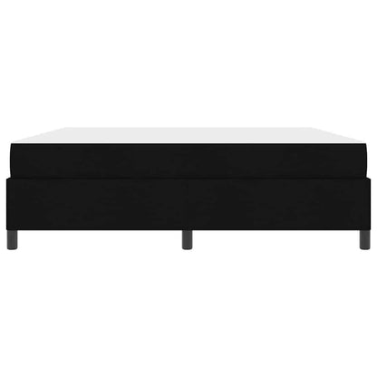 Boxspring bed Zwart, Zwart 180 x 200 cm Stof, Engineered Hout
