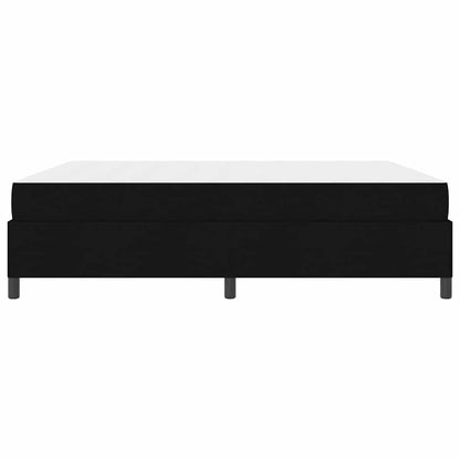 Boxspring bed Zwart, Zwart 180 x 200 cm Stof, Engineered Hout