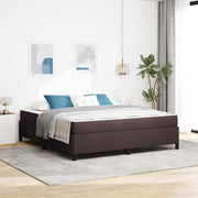 Boxspringbed 180x200 cm bruin stof