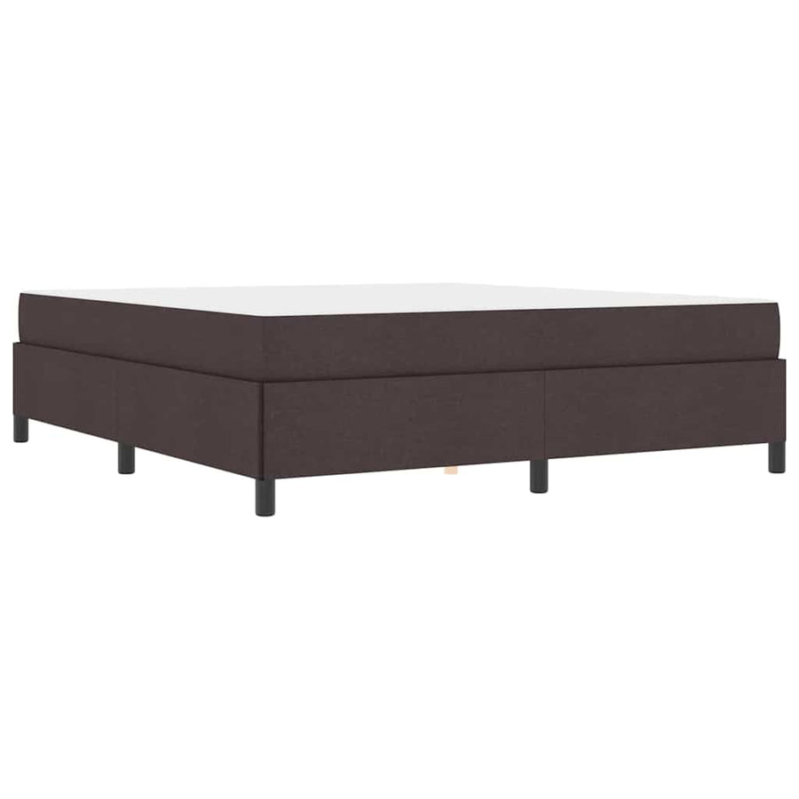 Boxspring bed Bruin 180 x 200 cm Stof, Engineered Hout