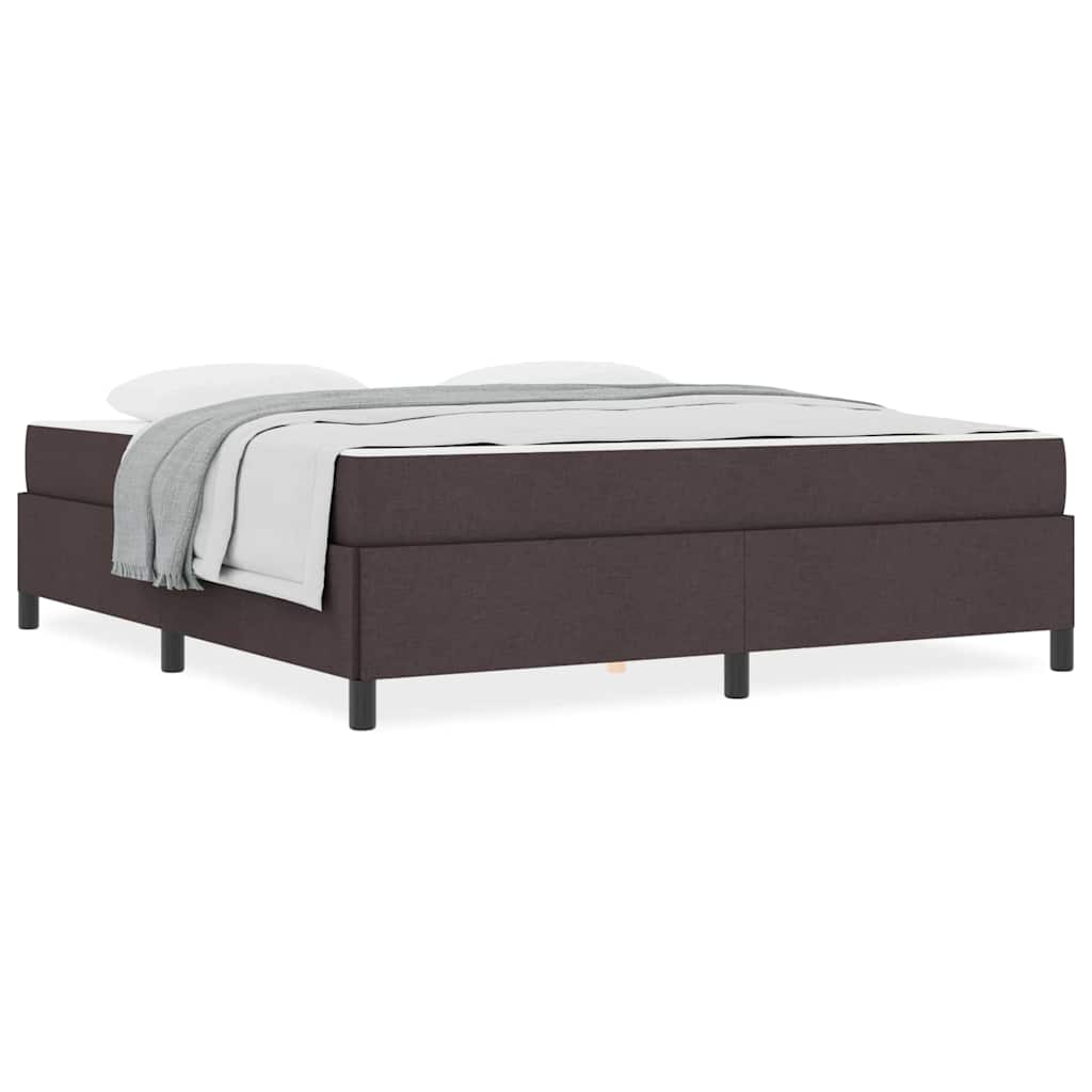 Boxspring bed Bruin 180 x 200 cm Stof, Engineered Hout