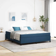 Boxspringbed 180x200 cm stof lichtgrijs zwart