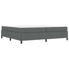Boxspring bed Donkergrijs, Zwart 200 x 200 cm