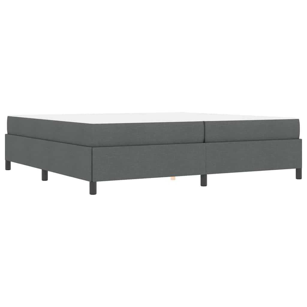 Boxspring bed Donkergrijs, Zwart 200 x 200 cm