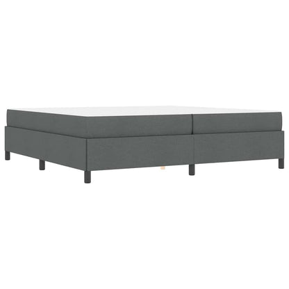 Boxspring bed Donkergrijs, Zwart 200 x 200 cm