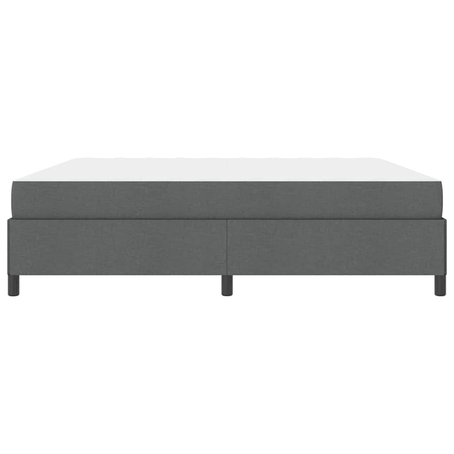 Boxspring bed Donkergrijs, Zwart 200 x 200 cm