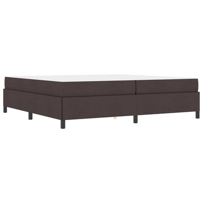 Boxspring bed Bruin 200 x 200 cm Stof, Engineered Hout