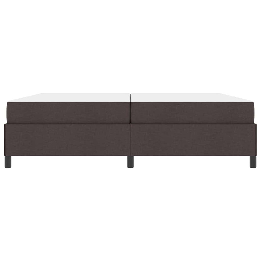 Boxspring bed Bruin 200 x 200 cm Stof, Engineered Hout