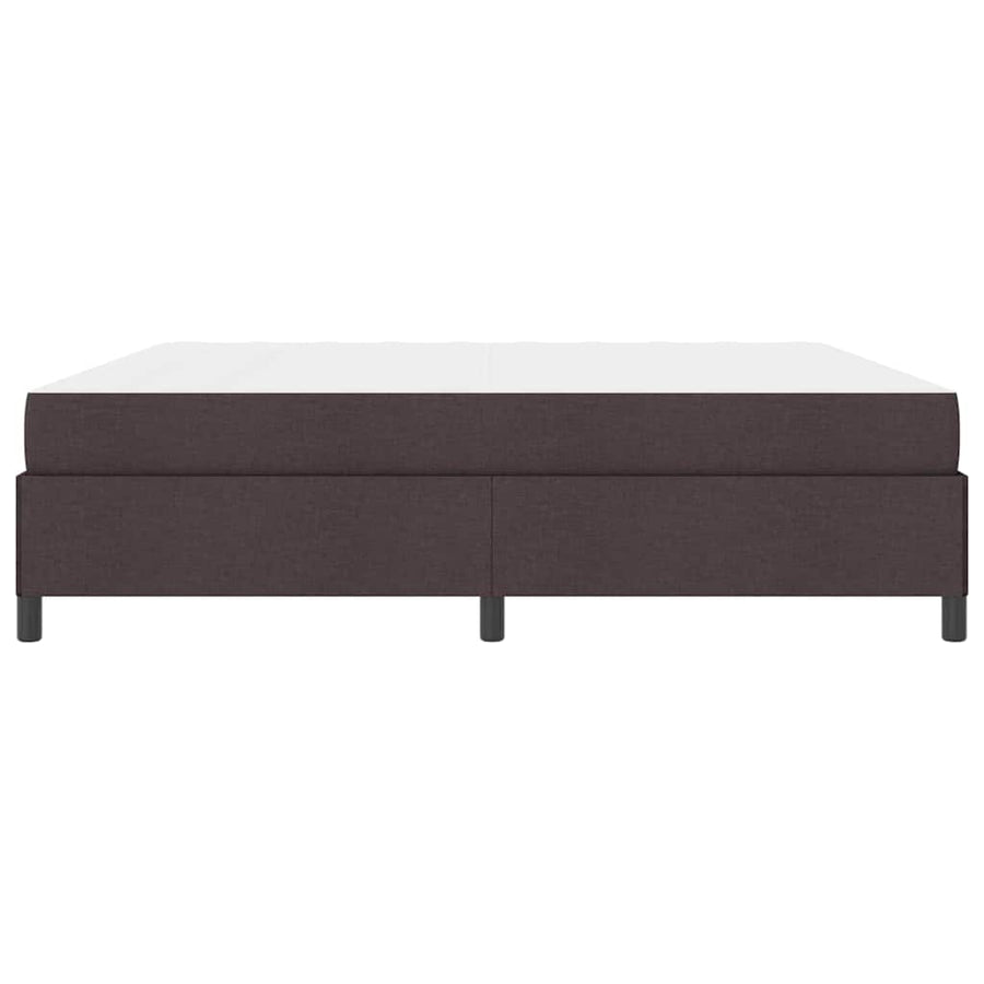 Boxspring bed Bruin 200 x 200 cm Stof, Engineered Hout