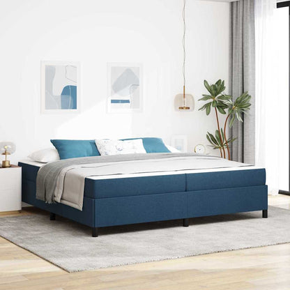 Boxspring bed Lichtgrijs, Zwart 200 x 200 cm