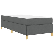 Boxspring bed Zwart en Bruin en Wit 80 x 200 cm Polyester