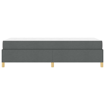 Boxspring bed Zwart en Bruin en Wit 80 x 200 cm Polyester