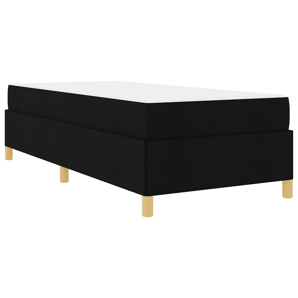Boxspring bed Anders Zwart en Wit 90 x 190 cm Stof