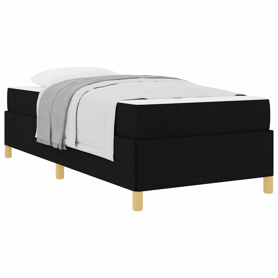 Boxspring bed Anders Zwart en Wit 90 x 190 cm Stof