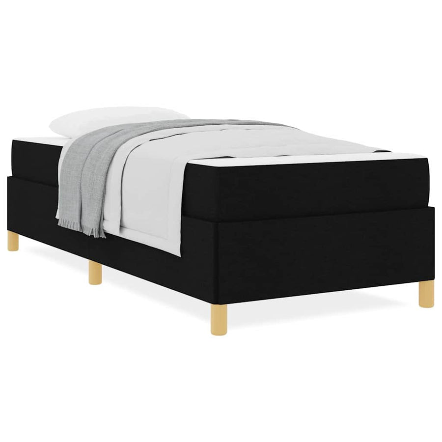 Boxspring bed Anders Zwart en Wit 90 x 190 cm Stof