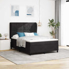 Boxspringbed zwart 200x160 cm fluweel hoofdeinde