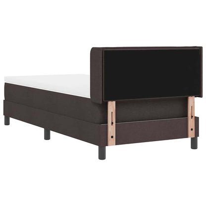 Boxspring bed Donkerbruin 80 x 200 cm Stof en Foam