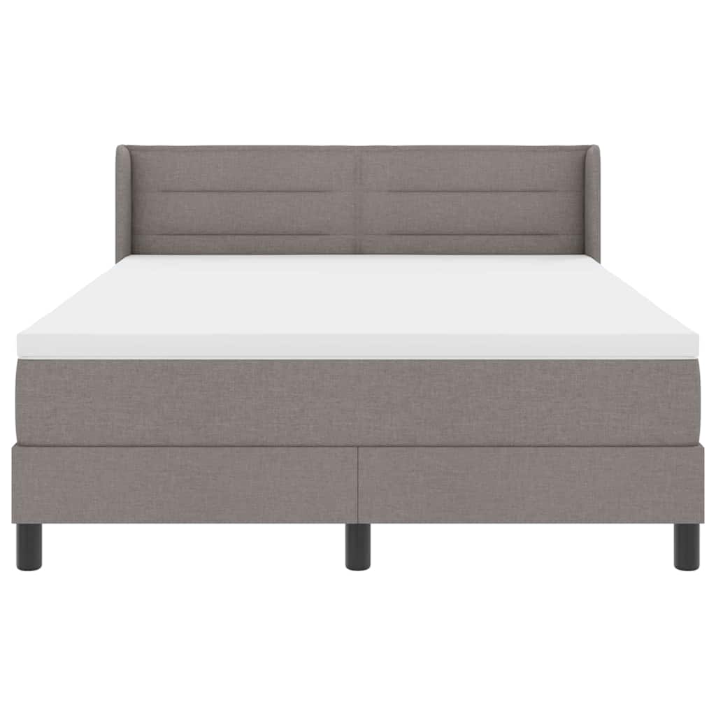 Boxspringbed met matras met matras Taupe 140 x 190 cm