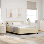 Boxspringbed met matras 140x190 cm crème