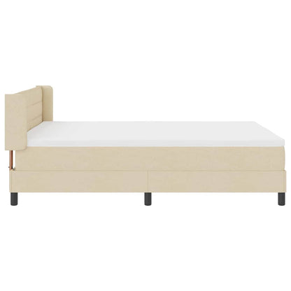 Boxspringbed met matras met matras Crème 140 x 190 cm