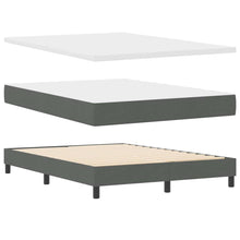 Boxspringbed met matras met matras Donkergrijs 160 x 200 cm