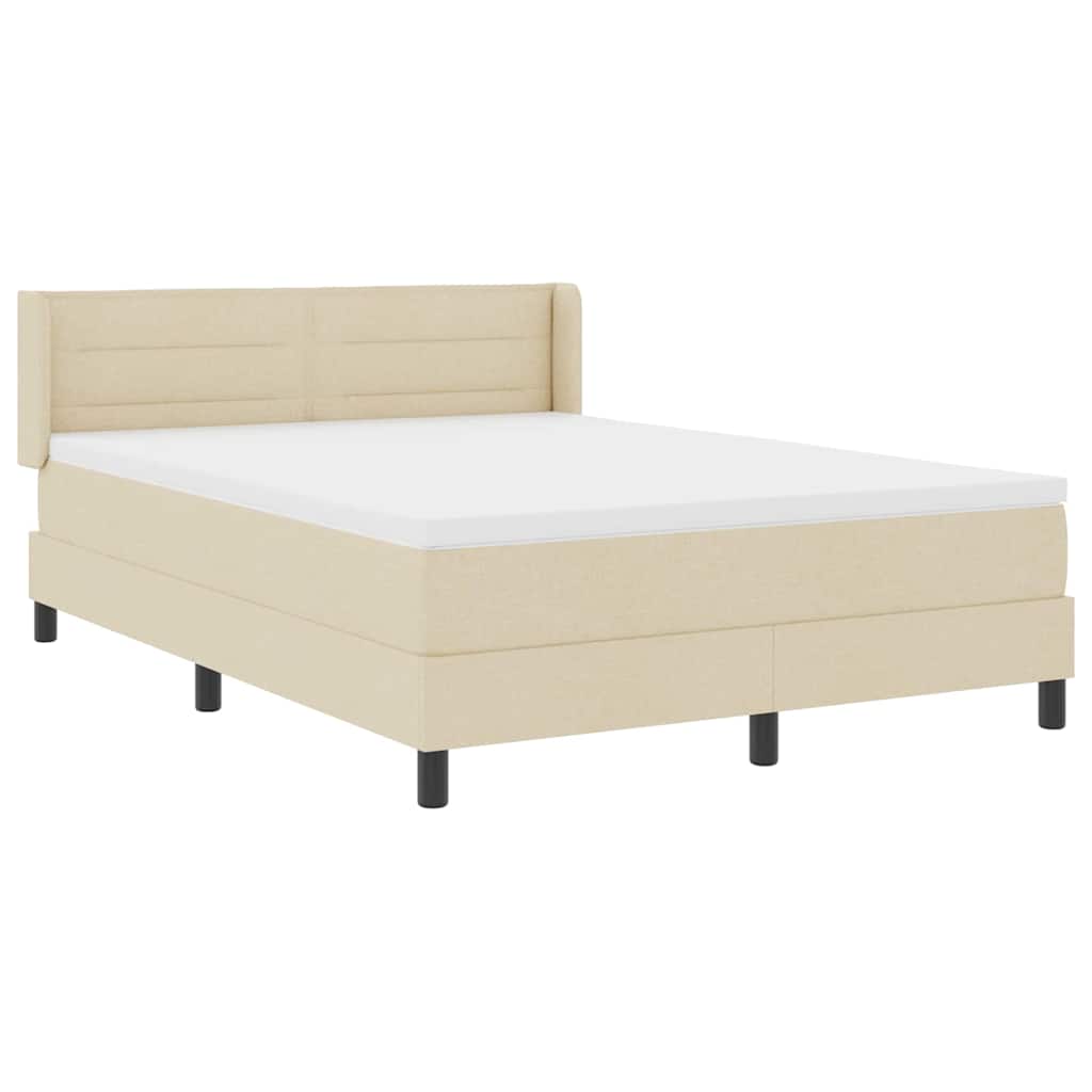 Boxspringbed met matras met matras Crème 160 x 200 cm