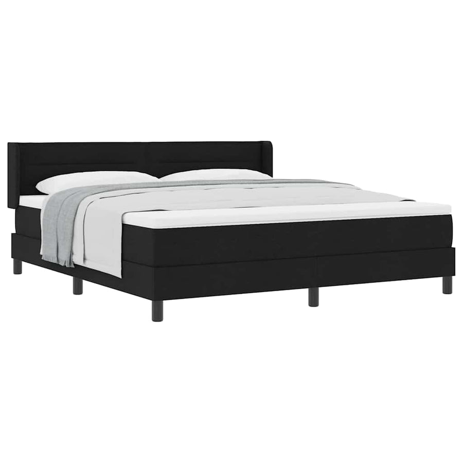 Boxspringbed met matras met matras Zwart 180 x 200 cm