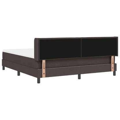 Boxspring bed Donkerbruin 180 x 200 cm Stof en Foam
