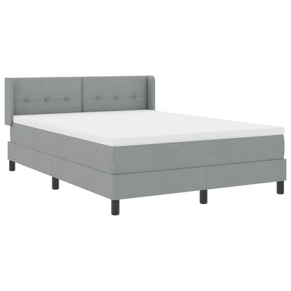Boxspringbed met matras met matras Lichtgrijs 160 x 200 cm
