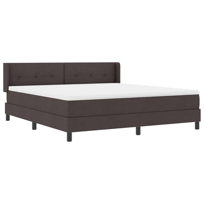 Boxspring bed Donkerbruin 180 x 200 cm Stoffering stof