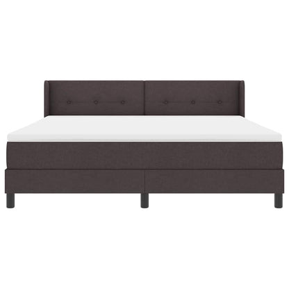 Boxspring bed Donkerbruin 180 x 200 cm Stoffering stof