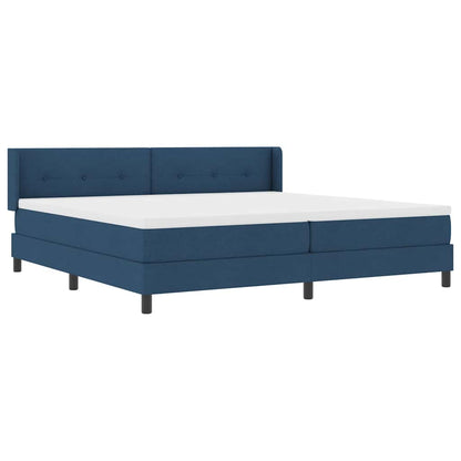 Boxspringbed met matras met matras Blauw 200 x 200 cm