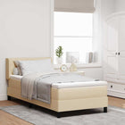 Boxspringbed 190x90 cm crème