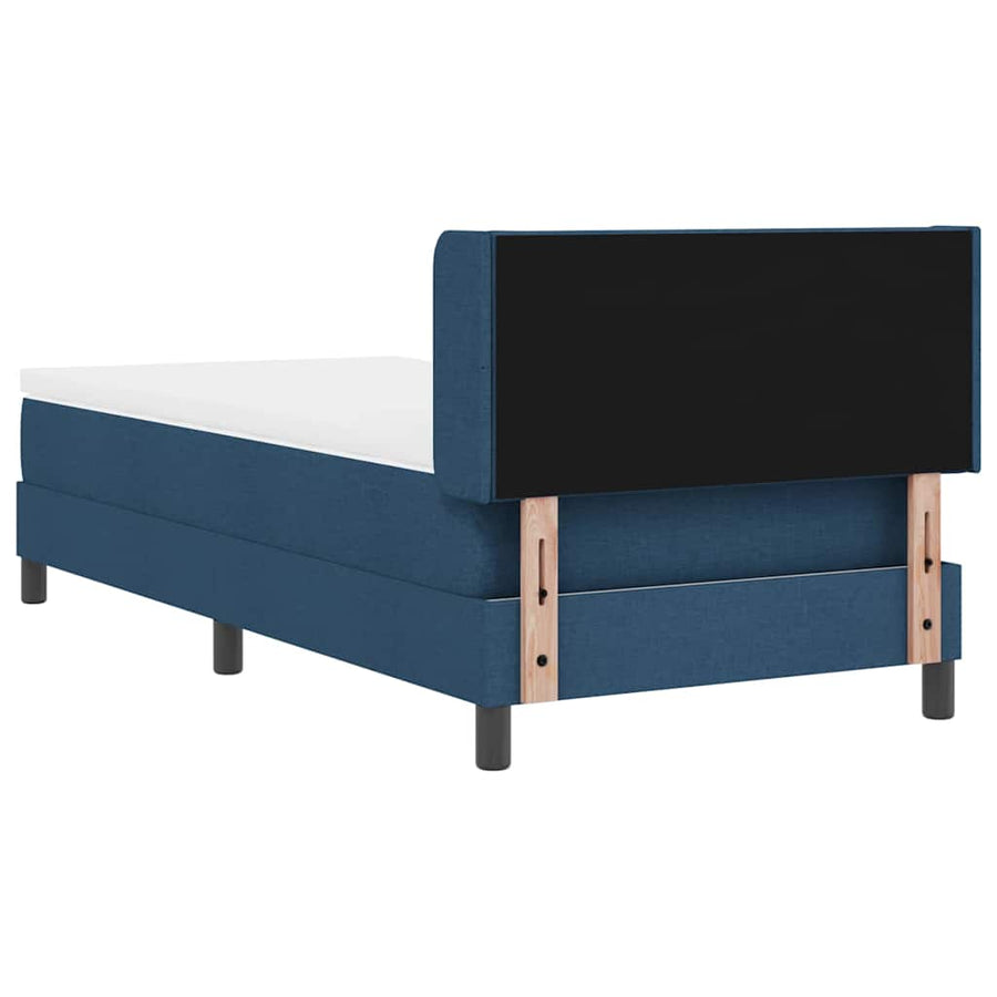 Boxspringbed met matras Blauw 200 x 90 cm Polyester