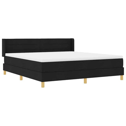 Boxspring bed Zwart en Wit en Zwart 180 x 200 cm Gaas