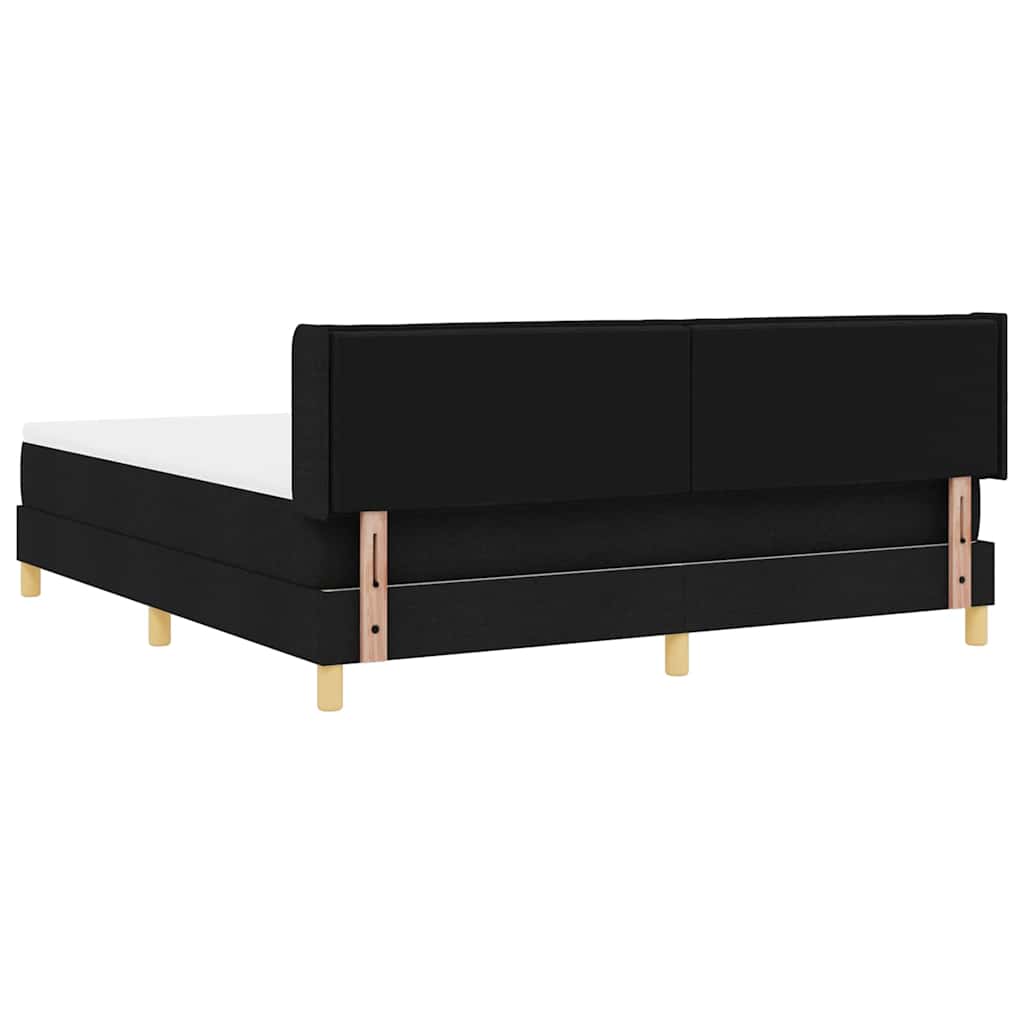 Boxspring bed Zwart en Wit en Zwart 180 x 200 cm Gaas