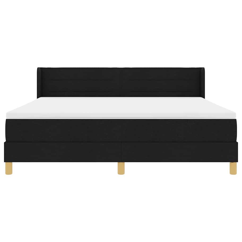 Boxspring bed Zwart en Wit en Zwart 180 x 200 cm Gaas