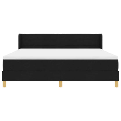 Boxspring bed Zwart en Wit en Zwart 180 x 200 cm Gaas