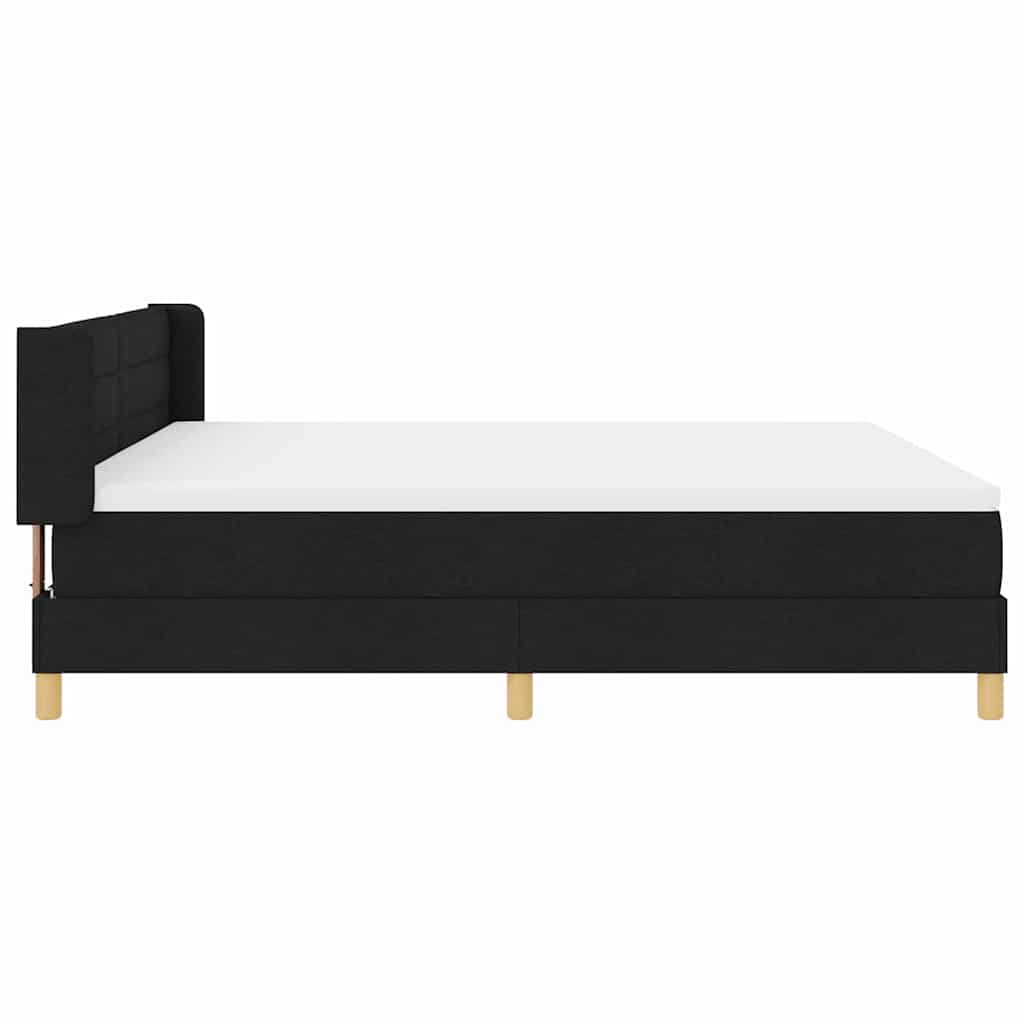 Boxspring bed Zwart en Wit en Zwart 180 x 200 cm Gaas
